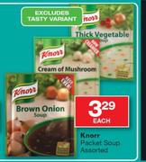 Knorr Packet Soup Assorted-Each