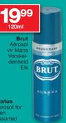 Brut Aerosol Vir Mans Verskeidenheid-120ml Elk