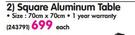 Terrace Leisure Square Aluminium Table 70x70Cm