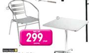 Terrace Leisure Square Aluminium Table 70x70Cm
