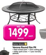 Terrace Leisure Verona Round Fire Pit