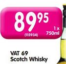 Vat 69 Scotch Whisky-1 x 