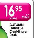 Autumn Harvest Crackling Or Rose-1 x 750ml