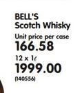 Bell's Scotch Whisky-12 x 1L