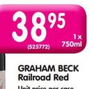 Graham Beck Railroad Red-1 x 750ml