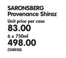 Saronsberg Provenance Shiraz-6 x 750ml