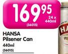 Hansa Pilsener Can-24 x 440ml