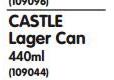 Castle Lager Can-24 x 440ml