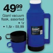 Giant Vacuum Flask Assorted-1ltr Each