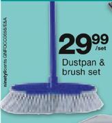 Dustpan & Brush Set-Per Set