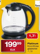 Platinum Koordlose Glasketel-1.7ltr Elk