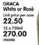 Graca White Or Rose-12x750ml