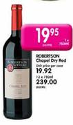 Robertson Chapel Dry Red-750ml