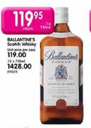 Ballantine's Scotch Whisky-1X750ml Each