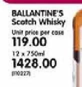 Ballantine's Scotch Whisky-12X750ml