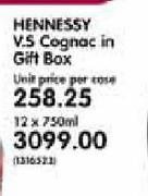 Hennessy V.S Cognac In Gift Box-12X750ml