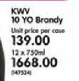 KWV 10 Yo Brandy-12X750ml