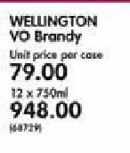 Wellington VO Brandy-12X750ml