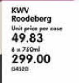 KWV Roodeberg-6x750ml