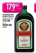 Jagermeister Herbal Liqueur-1X1Ltr Each