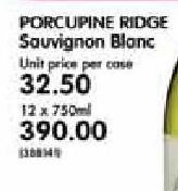 Purcupine Ridge Sauvignon Blanc-12x750ml