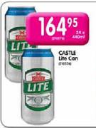 Castle Lite Can-24X440ml
