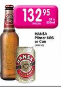Hansa Pilsener NRB Or Can-24X330ml