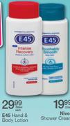 E45 Hand & Body Lotion-250ml Each