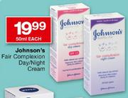 Johnson's Fair Complexion Day Night Cream-50ml Each