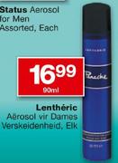 Lentheric Aerosol vir Dames-90ml Elk