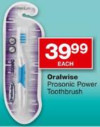 Oralwise Prosonic Power Toothbrush-Each