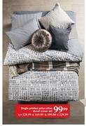 Single Printed Polycotton Duvet Cover Set Q