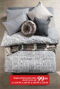 Single Printed Polycotton Duvet Cover Set