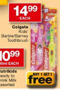 Colgate Kids Barbie/Barney Toothbrush-Each