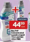 Pnp Concentrated Laundry Liquid-750ml And Get 400ml Free-Each