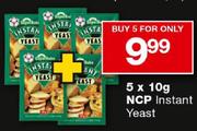 NCP Instant Yeast-5 x 10gm
