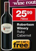 Robertson Winery Ruby Cabernet-750ml