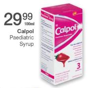 Calpol Paediatric Syrup-100ml
