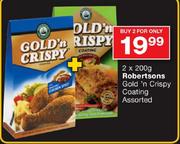 Robertsons Gold n' Crispy Coating-2 x 200g Each