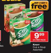 Knorr Cup A Soup-3/4 Pack