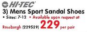 Hi-Tec Mens Sport Sandal Shoes-Per Pair
