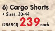 Camp Master Cargo Shorts Each