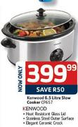 Kenwood 6.5L Slow Cooker(CP657)