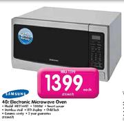Samsung 40L Electronic Microwave Oven(ME9144ST)-Each