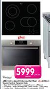 Whirlpool 600mm Eye Level Undercounter Oven+ 600mm Touch Control Ceramic Hob(AKZ218LX/AKT821LX)