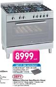 Defy 900mm 5 Burner Gas/Electric Stove(DGS154)-Each