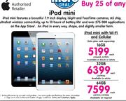 Apple 16GB iPad Mini With Wi-Fi And Cellular-Each