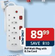 PnP Multi Plug-With 0.5m Cord