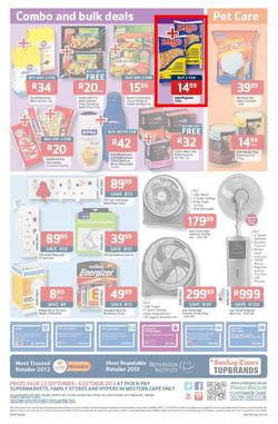 Pick N Pay Western Cape : Summer Savings From SA's Favourite Supermarket*(23 Sep - 6 Oct 2013), page 12