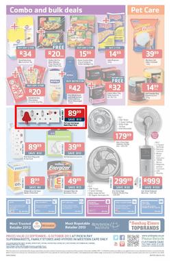 Pick N Pay Western Cape : Summer Savings From SA's Favourite Supermarket*(23 Sep - 6 Oct 2013), page 12